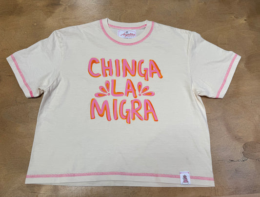 Boxy Tee - Chinga LA Migra Tee