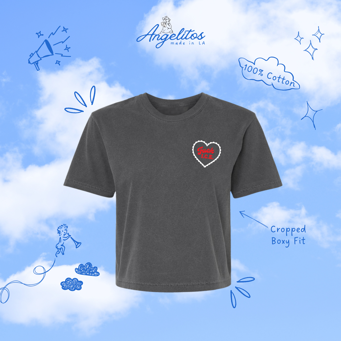 F*** ICE Crop Boxy Tee